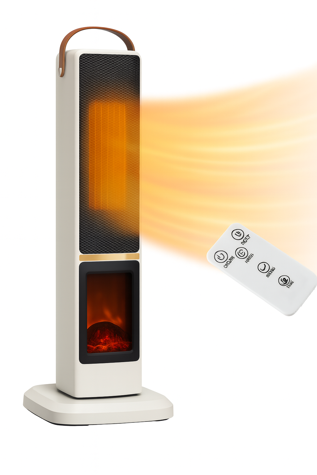 Portable electric desk heater